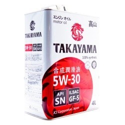 Takayama 5W-30 GF-5 SN 4л
